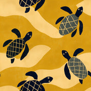 Sea Turtles Wallpaper Ocean Waves Coastal Decorative Mural design
