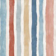 Vertical Stripes Wallpaper Abstract Hand Painted Decorative Mural design