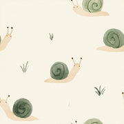 Snail Wallpaper Watercolor Whimsical Removable Wall Decor design