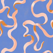 Abstract Wallpaper Wavy Ribbons Modern Minimalist Decorative Mural design