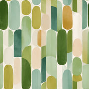 Mid Century Modern Wallpaper Retro Geometric Removable Wall Decor design