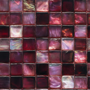 Abstract Mosaic Wallpaper Glass Tiles Removable Geometric Grid Wall Double Roll design