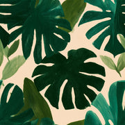 Tropical Leaves Wallpaper Monstera Botanical Removable Wall Decor design