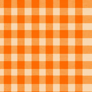 Orange Gingham Wallpaper Checkered Pattern Picnic Tablecloth Decorative Mural design