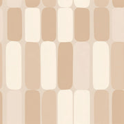 Geometric Wallpaper Rounded Rectangles Scandinavian Style Removable Wall Decor design