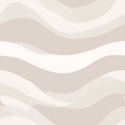 Abstract Waves Wallpaper Neutral Beige Sand Dune Inspired Decorative Mural design
