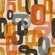 Mid-Century Modern Wallpaper Retro Removable Geometric Wall Double Roll design