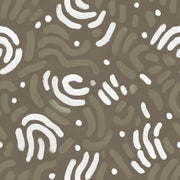 Abstract Brushstroke Pattern Wallpaper Hand Painted Arcs Modern Boho Decorative Mural design