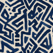 Abstract Wallpaper Geometric Navy Blue Removable Wall Decor design