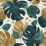Watercolor Texture Wallpaper Bright Background Removable Tropical Leaves Wall Double Roll design