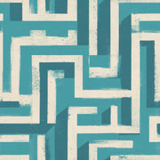 Mid Century Modern Wallpaper Retro Geometric Decorative Mural design