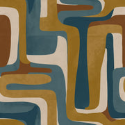 Mid-Century Modern Wallpaper Paper Texture Mid-Century Modern Decorative Mural design