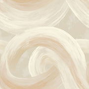 Abstract Wallpaper Painted Brushstrokes Overlapping Arcs Removable Wall Decor design