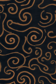 Copper Scrollwork Wallpaper Metallic Swirl Glam Luxury Decorative Mural design