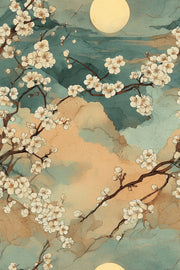 Paper Texture Wallpaper Watercolor Removable Chinoiserie Wall Double Roll design