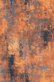 Distressed Wallpaper Industrial Removable Burnt Orange Wall Double Roll design