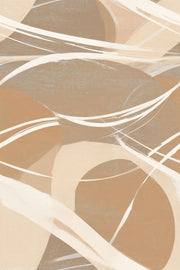 Geometric Shapes Wallpaper Beige Neutral Removable Cream Brushstrokes Wall Double Roll design