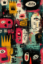 Abstract Wallpaper Graffiti Street Art Decorative Mural design