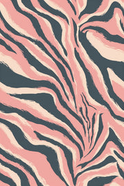 Animal Print Wallpaper Zebra Stripe Abstract Decorative Mural design