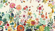 Garden Floral Wallpaper Multicolor Botanical Illustrations Wall Mural design