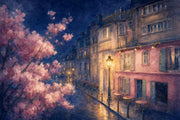 Pink Cherry Wallpaper Cherry Blossom Paris Removable Wall Decor design