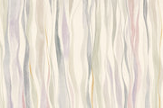 Wavy Stripes Wallpaper Watercolor Abstract Removable Wall Decor design