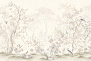 Chinoiserie Wallpaper Floral Removable Garden Wall Decor design