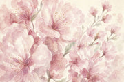 Watercolor Floral Wallpaper Pink Blossoms Cherry Blossom Wall Mural design