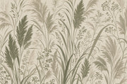Botanical Wallpaper Wild Grasses Meadow Wall Mural design