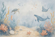 Underwater Wallpaper Ocean Sea Animals Wall Mural design