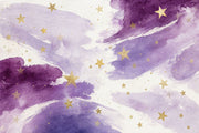 White Background Wallpaper Watercolor Removable Stars Wall Decor design