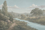 Landscape Wallpaper River Countryside Removable Wall Decor design