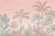 Tropical Foliage Wallpaper Botanical Removable Palm Leaves Wall Decor design
