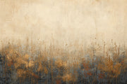 Abstract Meadow Wallpaper Textured Gold Accents Wall Mural design