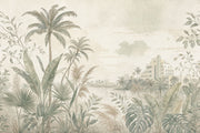 Tropical Landscape Wallpaper Palm Trees Botanical Mural Removable Wall Decor design