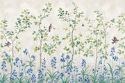 Botanical Wallpaper Watercolor Garden Wall Mural design