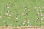Chinoiserie Wallpaper Floral Botanical Removable Wall Decor design