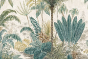 Tropical Wallpaper Botanical Removable Palm Trees Wall Decor design