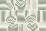 Sage Green Wallpaper Abstract Geometric Removable Painted Stripes Wall Decor design