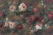 Dark Floral Wallpaper Muted Green Removable Wall Decor design