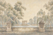Stone Wall Wallpaper Classical Ruins Removable Pastoral Garden Wall Decor design