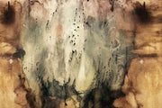 Muted Green Wallpaper Fresco Wall Abstract Wall Mural design