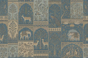 Indian Inspired Wallpaper Mughal Garden Toile Removable Wall Decor design