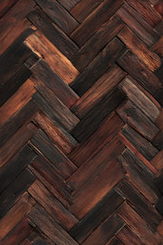 Herringbone Wallpaper Parquet Reclaimed Wood Removable Wall Decor design