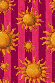 Grunge Texture Wallpaper Sunburst Retro Removable Wall Decor design