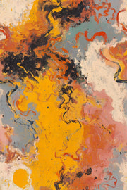 Fluid Art Wallpaper Marbled Removable Modern Wall Double Roll design