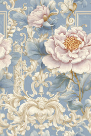 Peony Wallpaper Floral Removable Baroque Wall Double Roll design