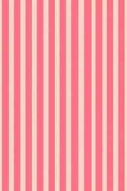 Vertical Stripes Wallpaper Pink Removable Cream Wall Double Roll design