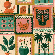 Tropical Wallpaper Bohemian Jungle Decorative Mural design