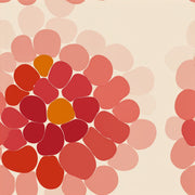 Abstract Floral Wallpaper Pink Petals Removable Coral Wall Double Roll design